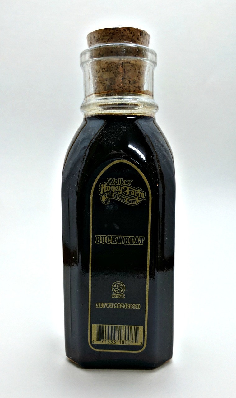 8 oz Glass Muth Jar - Buckwheat Honey