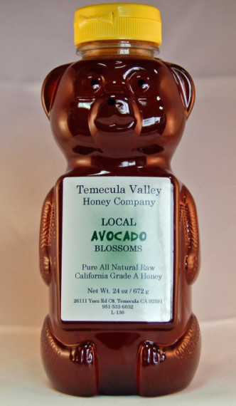 Raw Local Honey – Avocado Honey · Size: 24oz Bear