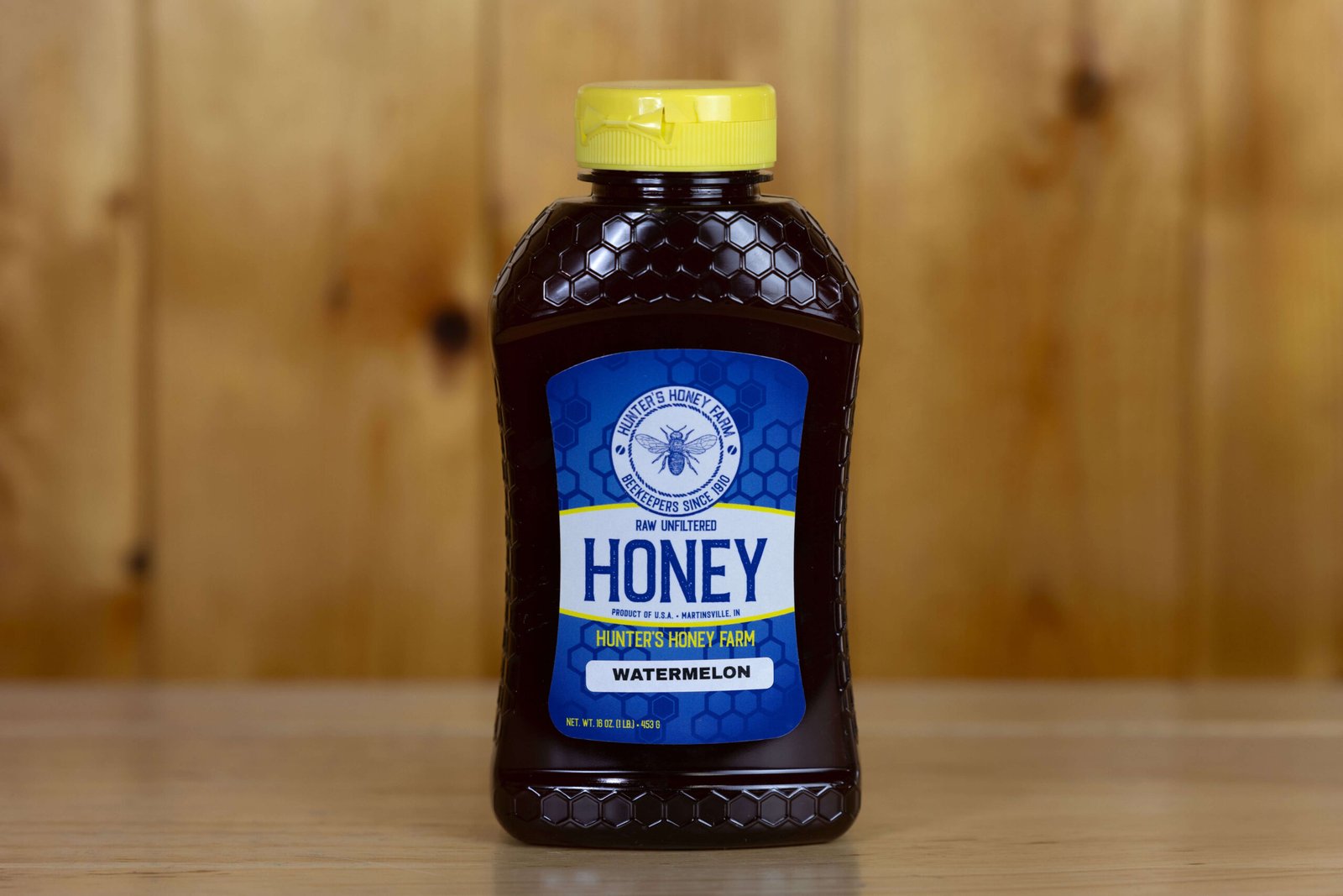 Raw Watermelon Blossom Honey · Bottle Size: 1 lb, Unit of Measure: Case of 12