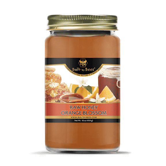 Raw Orange Blossom Honey · Weight: 12 oz