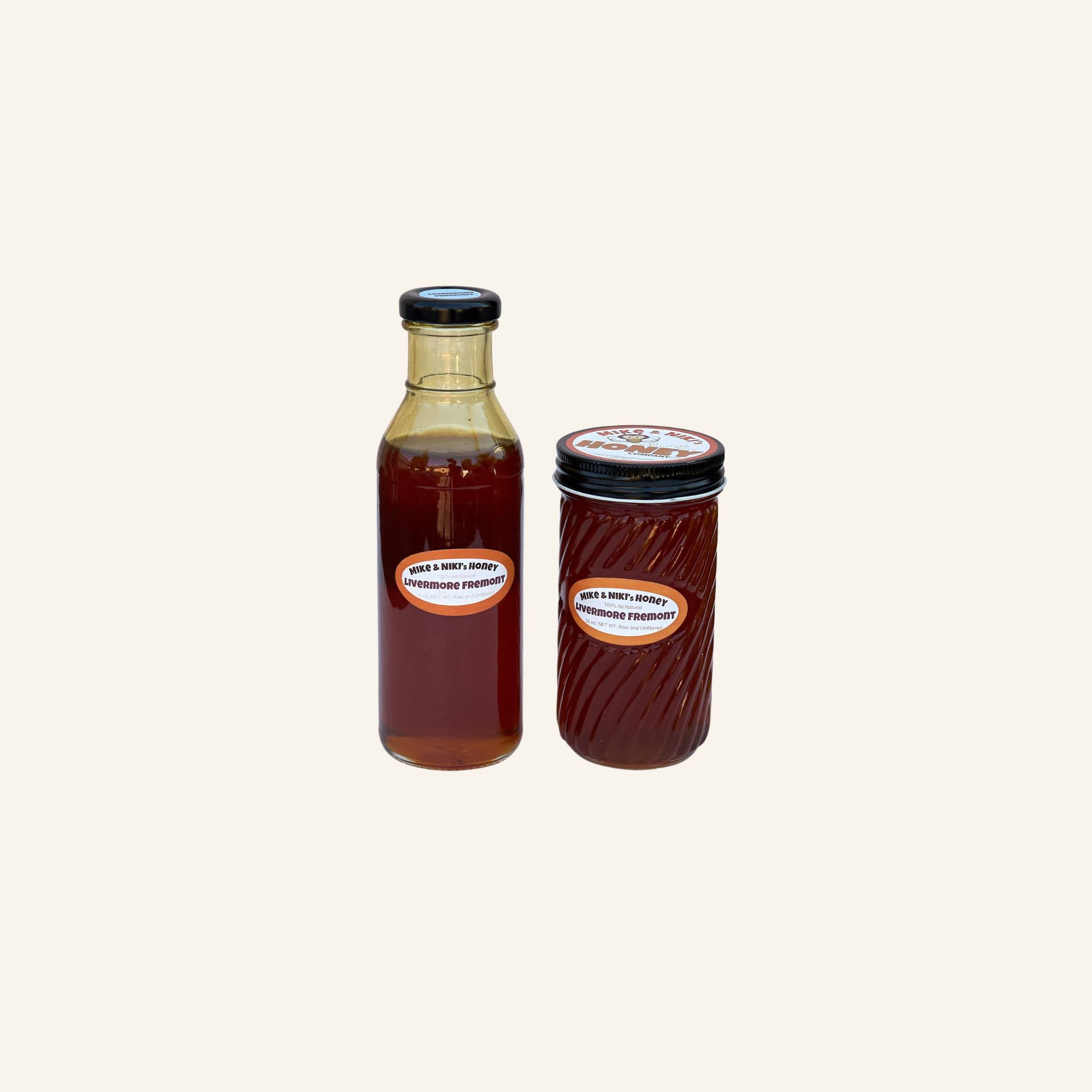 Livermore/Fremont Wildflower Honey - XL (16oz) Scoop-able Glass