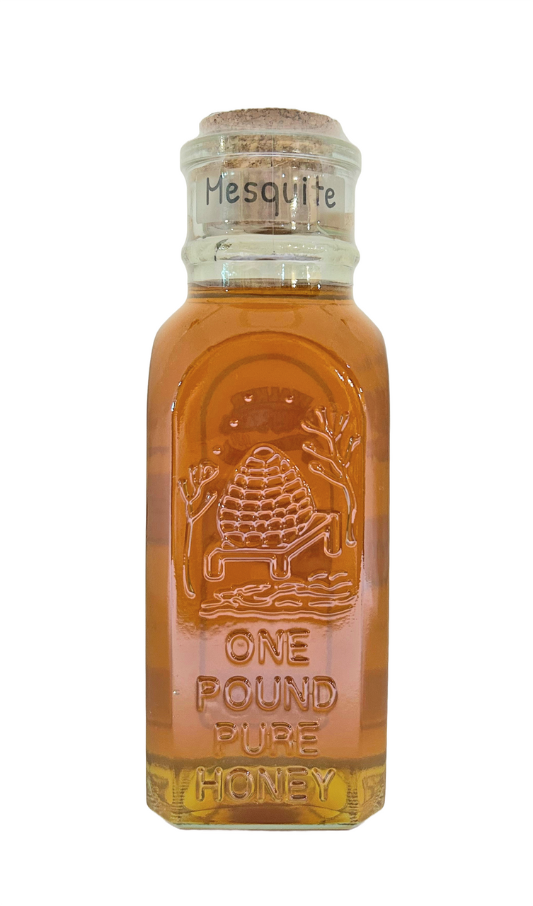 1 lb Glass Muth Jar - Mesquite Honey