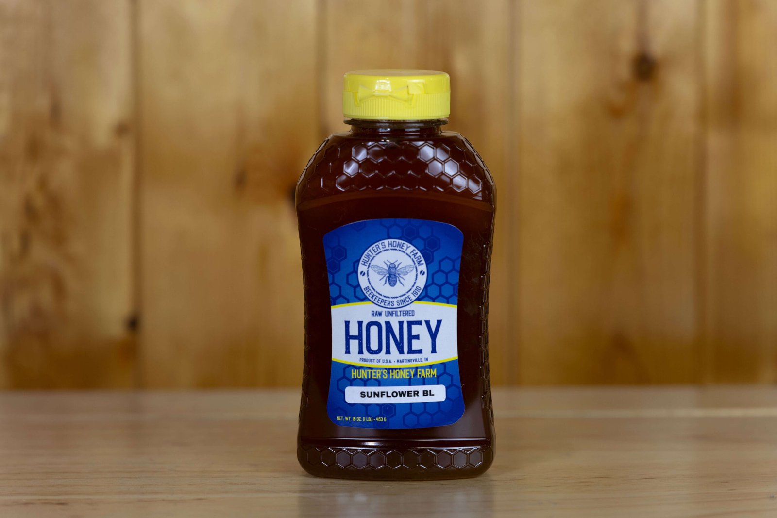 Raw Sunflower Blossom Honey · Unit of Measure: 16oz bottle
