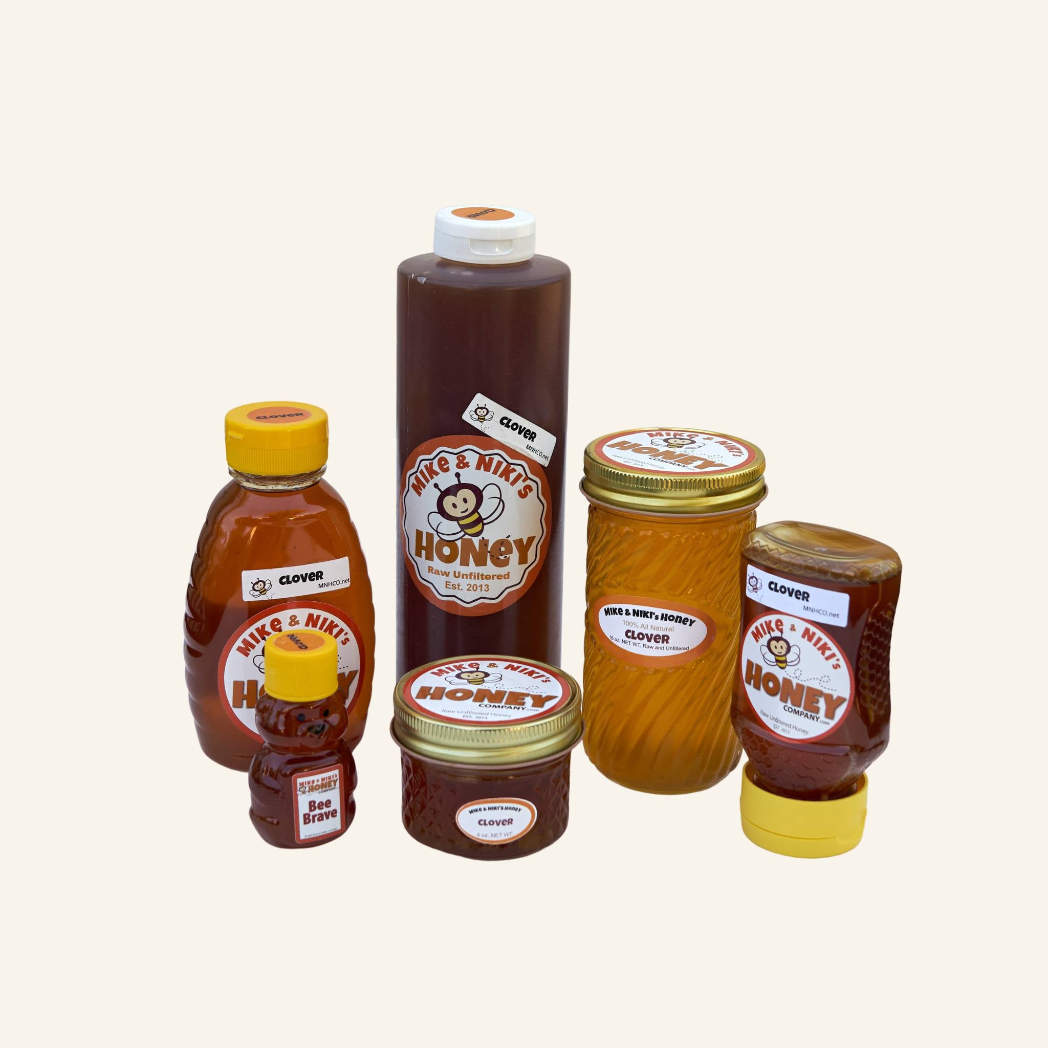Clover Honey – 45 oz Mason Scoop-able Glass