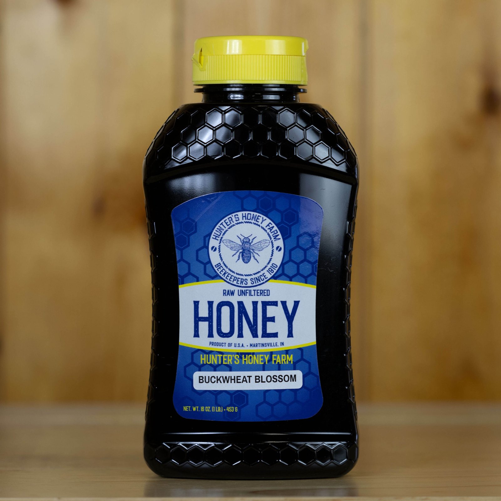 Raw Buckwheat Blossom Honey · Bottle Size: 1 lb, Unit of Measure: Case of 12