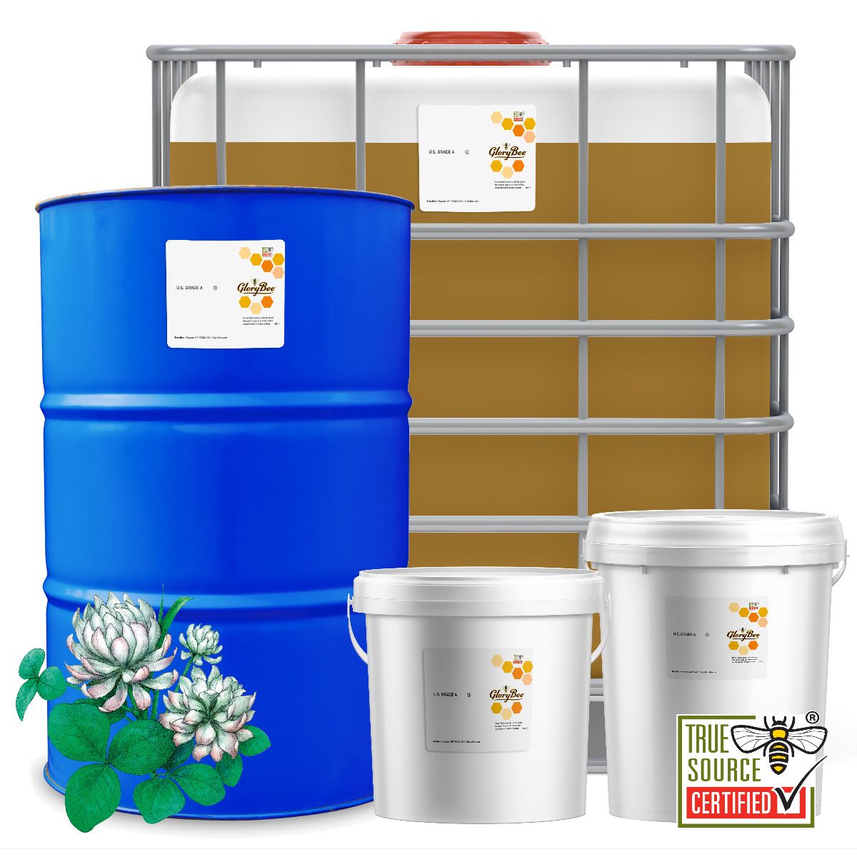 White Clover Honey · 60 Pound