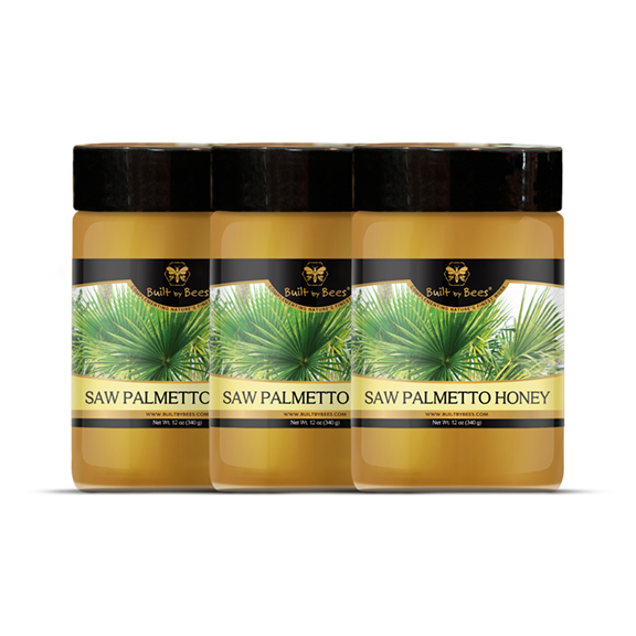 Saw Palmetto Raw Honey · Options: 12 Ounce – 3 Pack