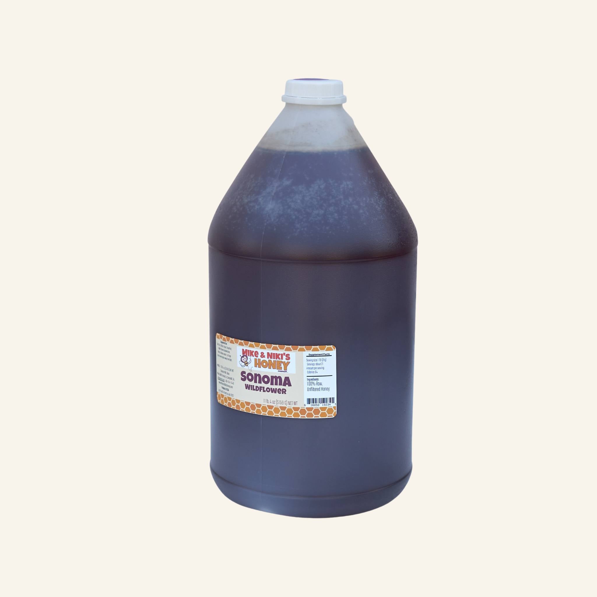 Sonoma Wildflower Honey Gallon Pour-able Plastic · Sonoma Gallon