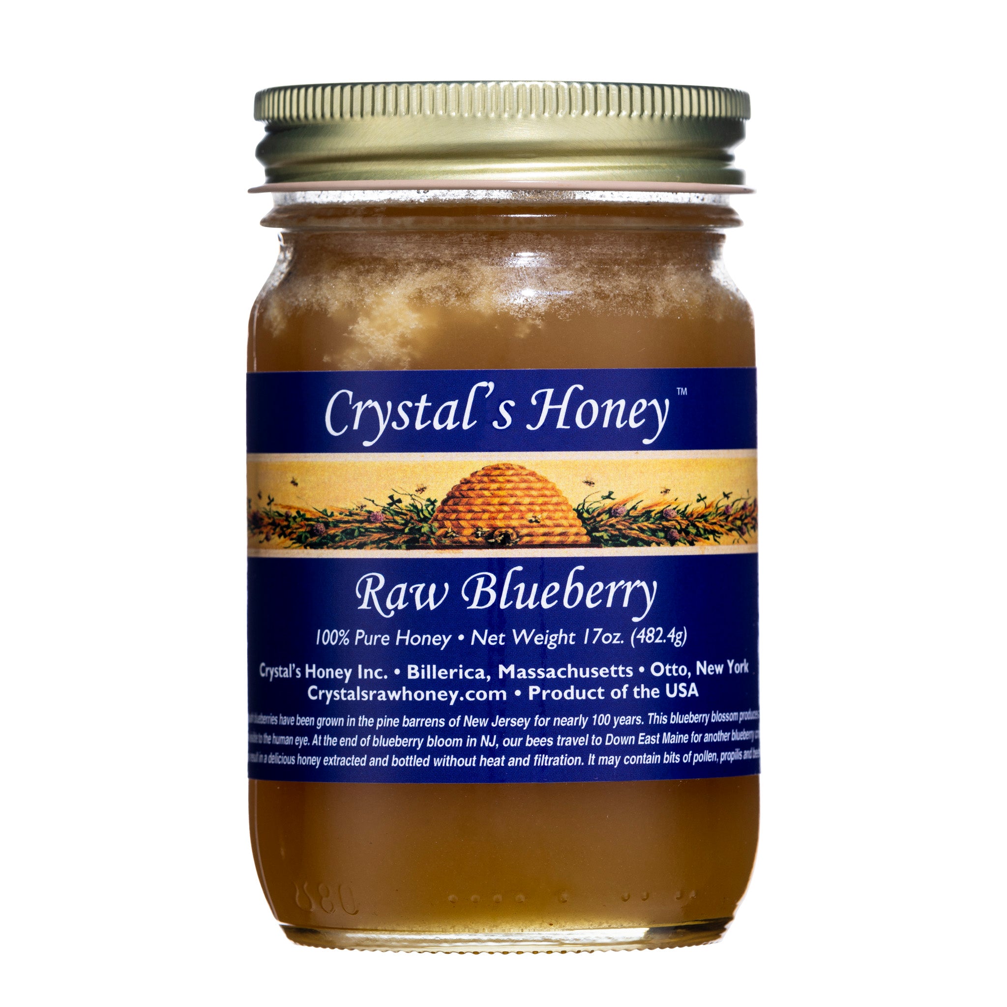 Raw Blueberry Honey · 8.8 oz