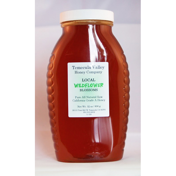 Local Raw Honey – Wildflower Blossoms · Size: 32oz Jar