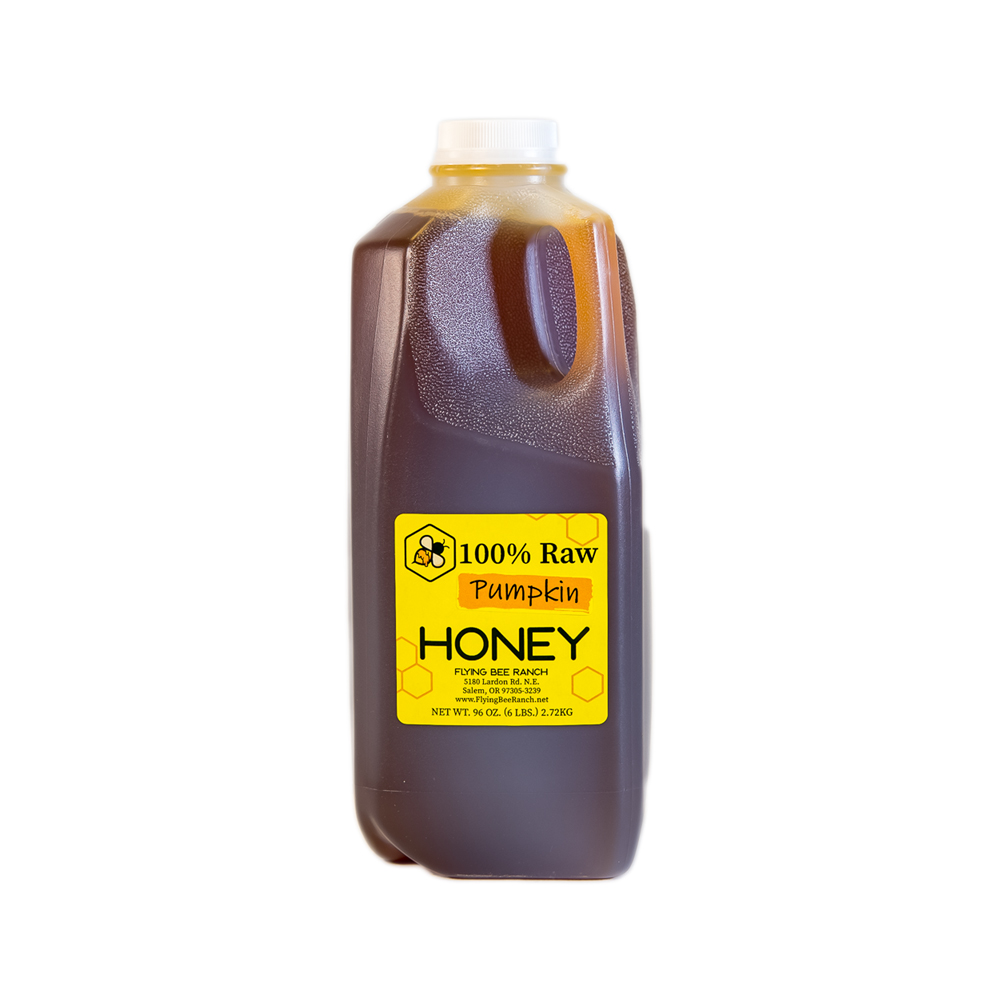 Pumpkin Honey · Sizes: 6 lbs. Jug