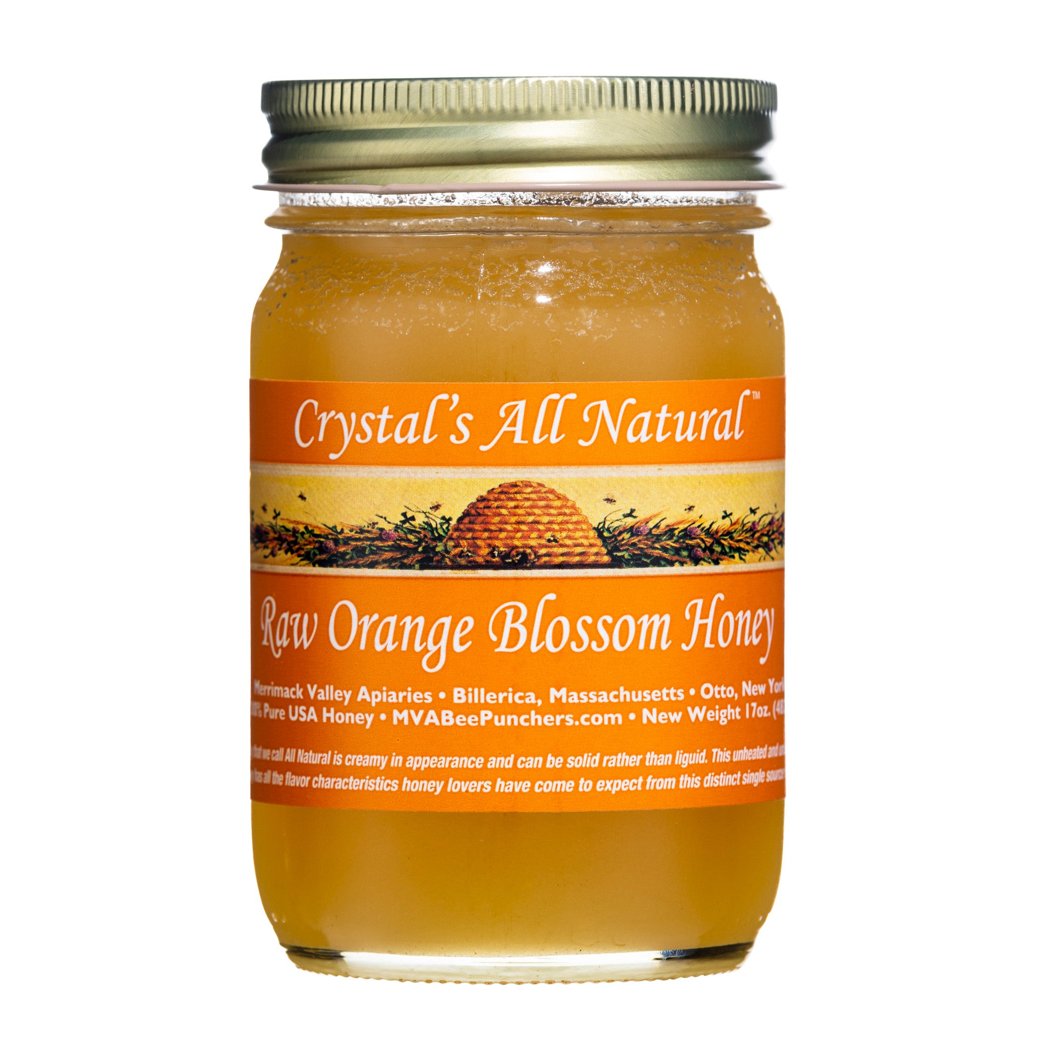 Raw Orange Blossom Honey · 9 oz