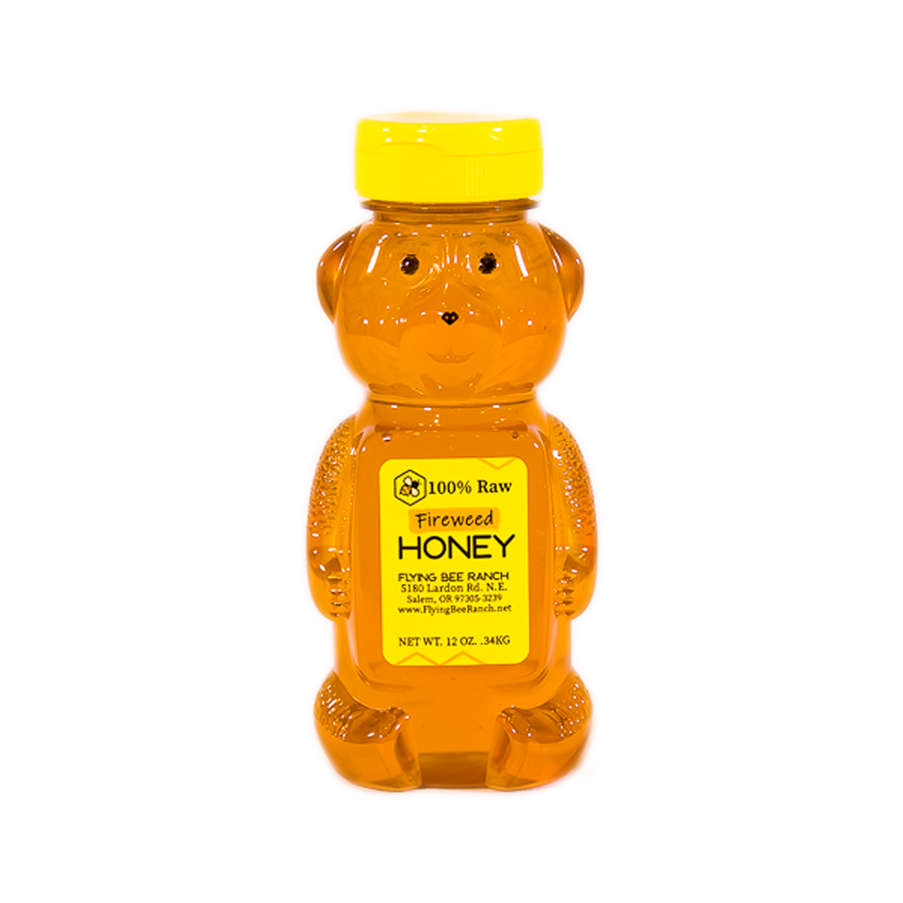 Fireweed Honey · Sizes: 12 oz. Bear