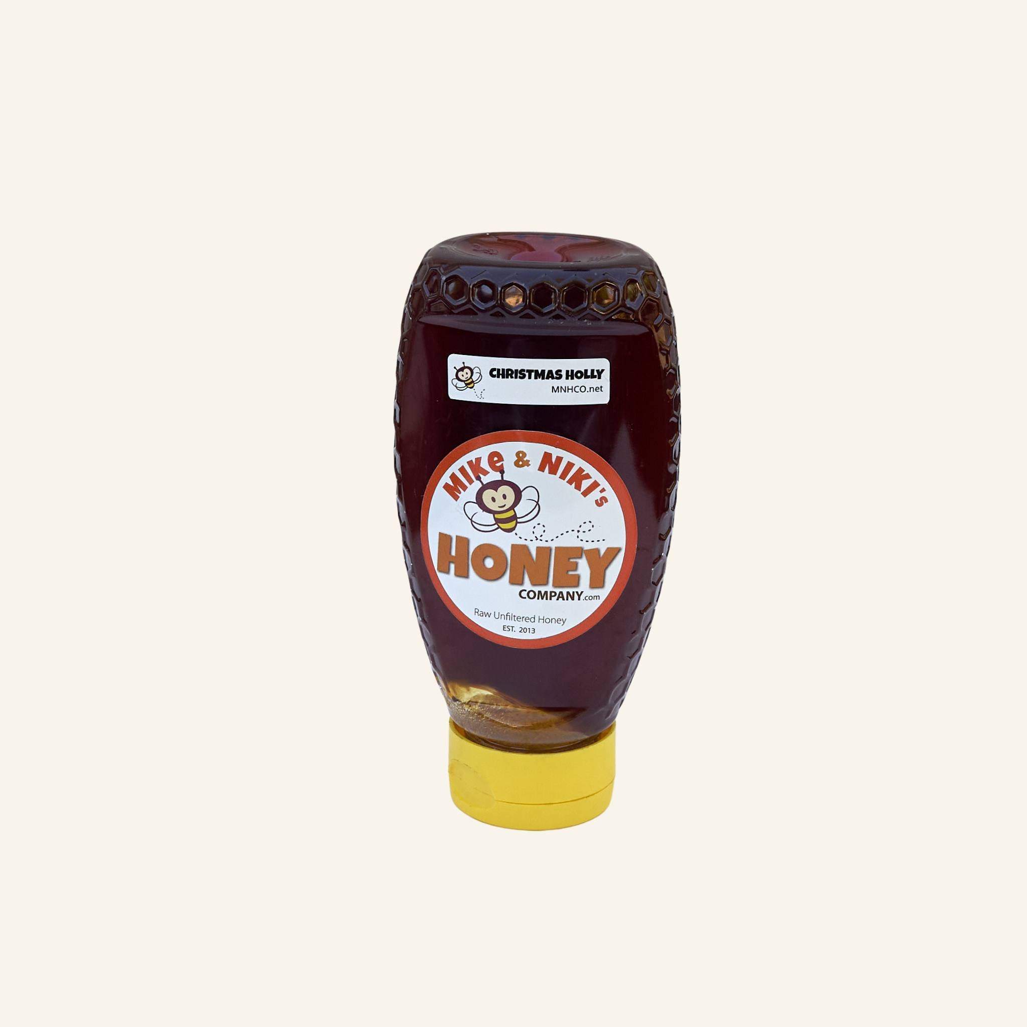 Christmas Holly Honey – XL (16oz) Squeeze-able Plastic