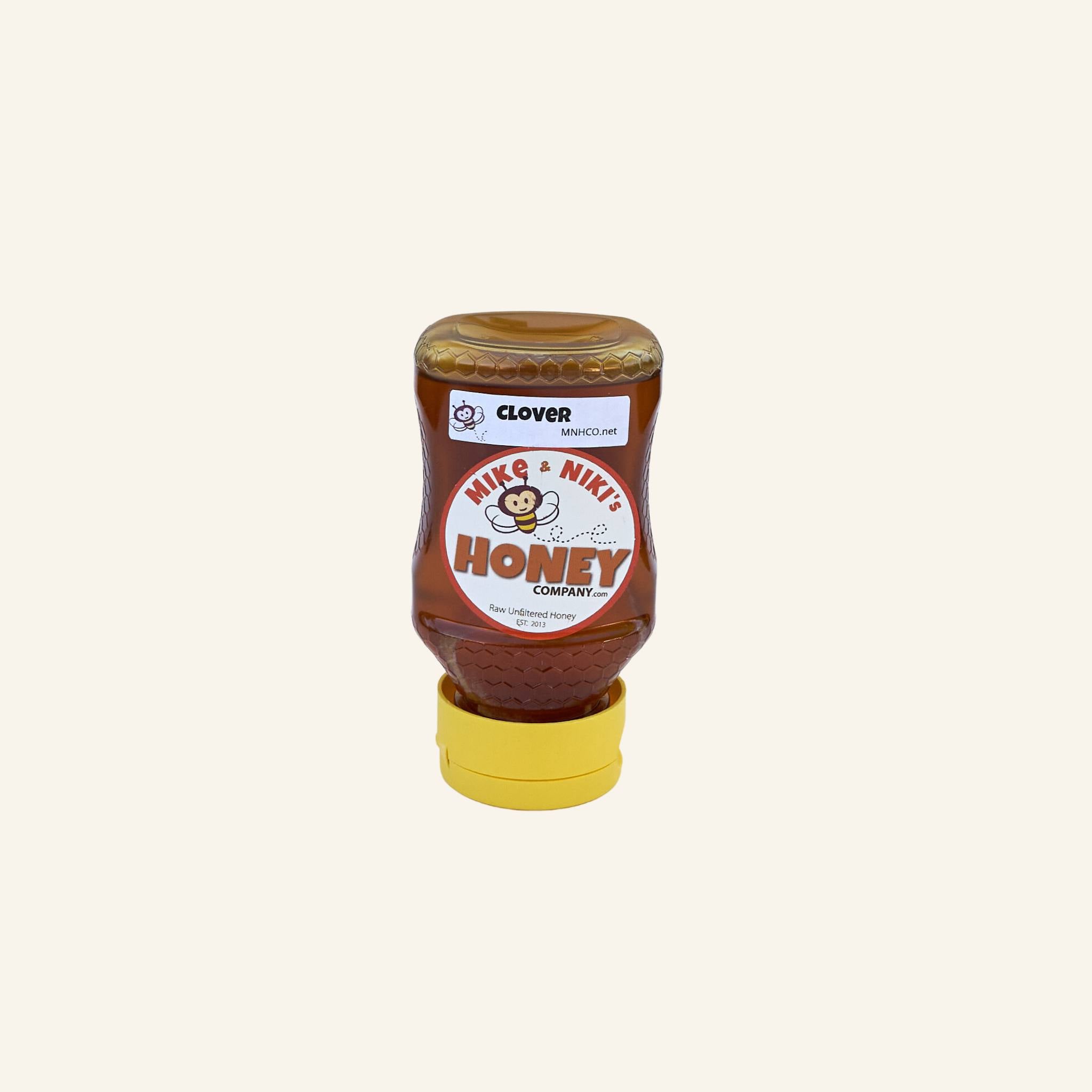 Clover Honey – Med (8oz) Squeeze-able Plastic