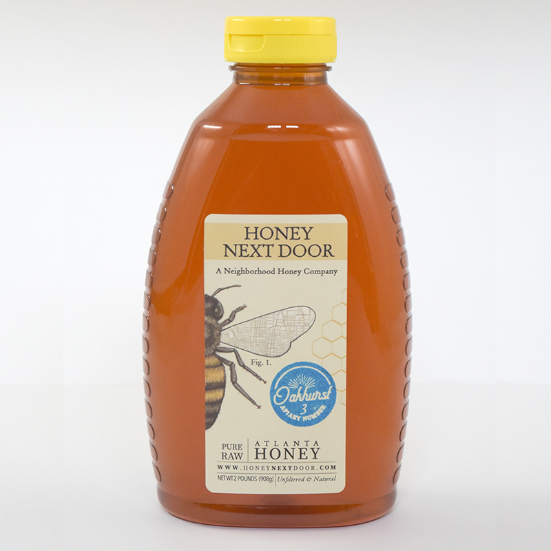 2 lbs. Pure Raw Atlanta Honey · Grant Park