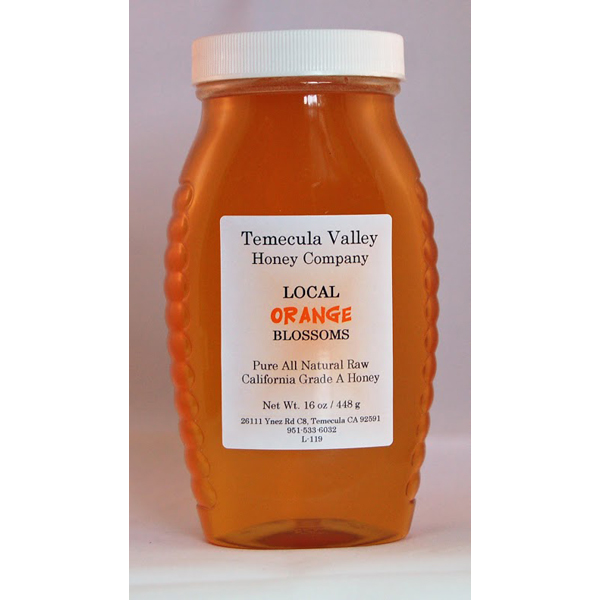 Local Raw Honey – Orange Blossoms · Size: 16oz Jar