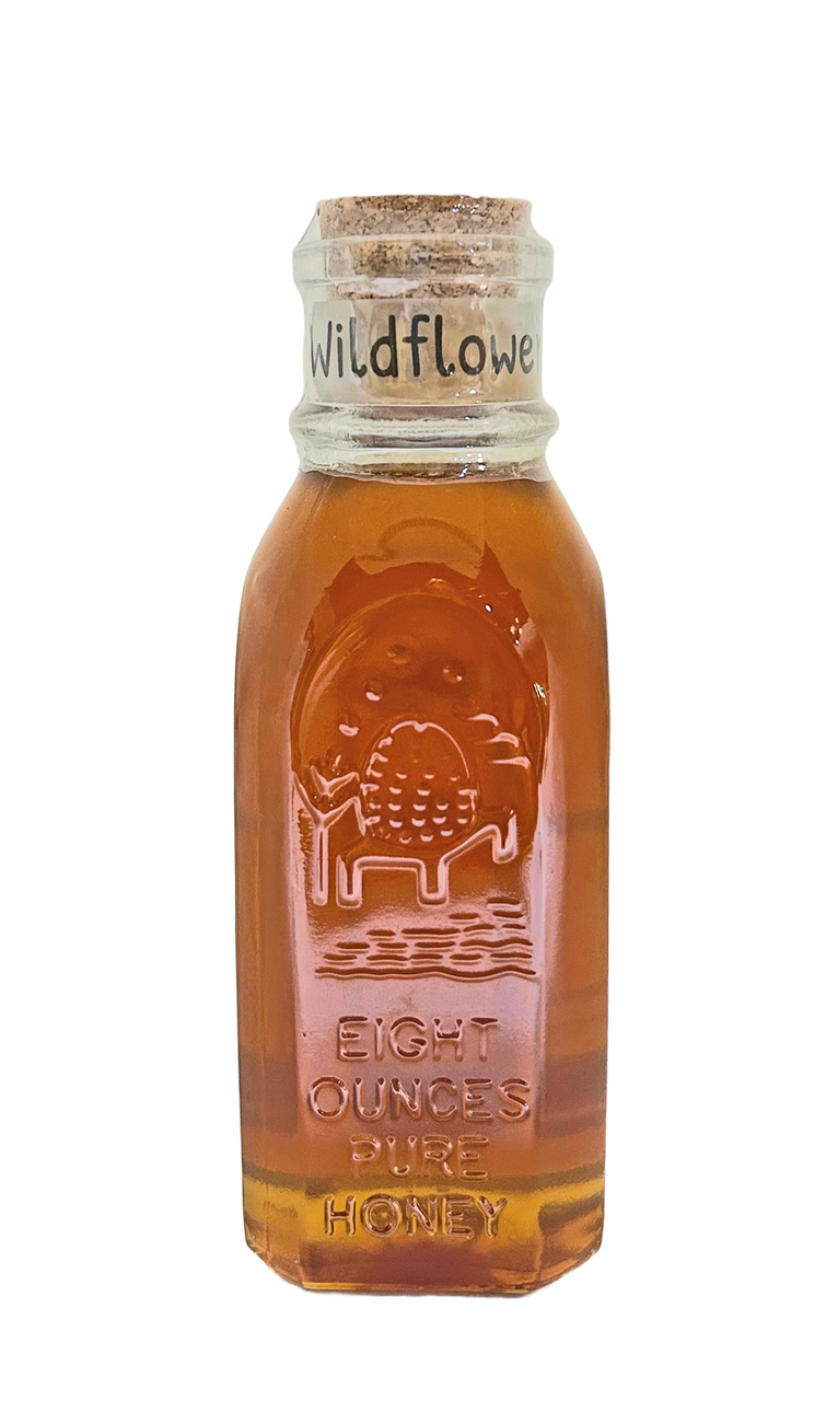 8 oz Glass Muth Jar - American Wildflower Honey