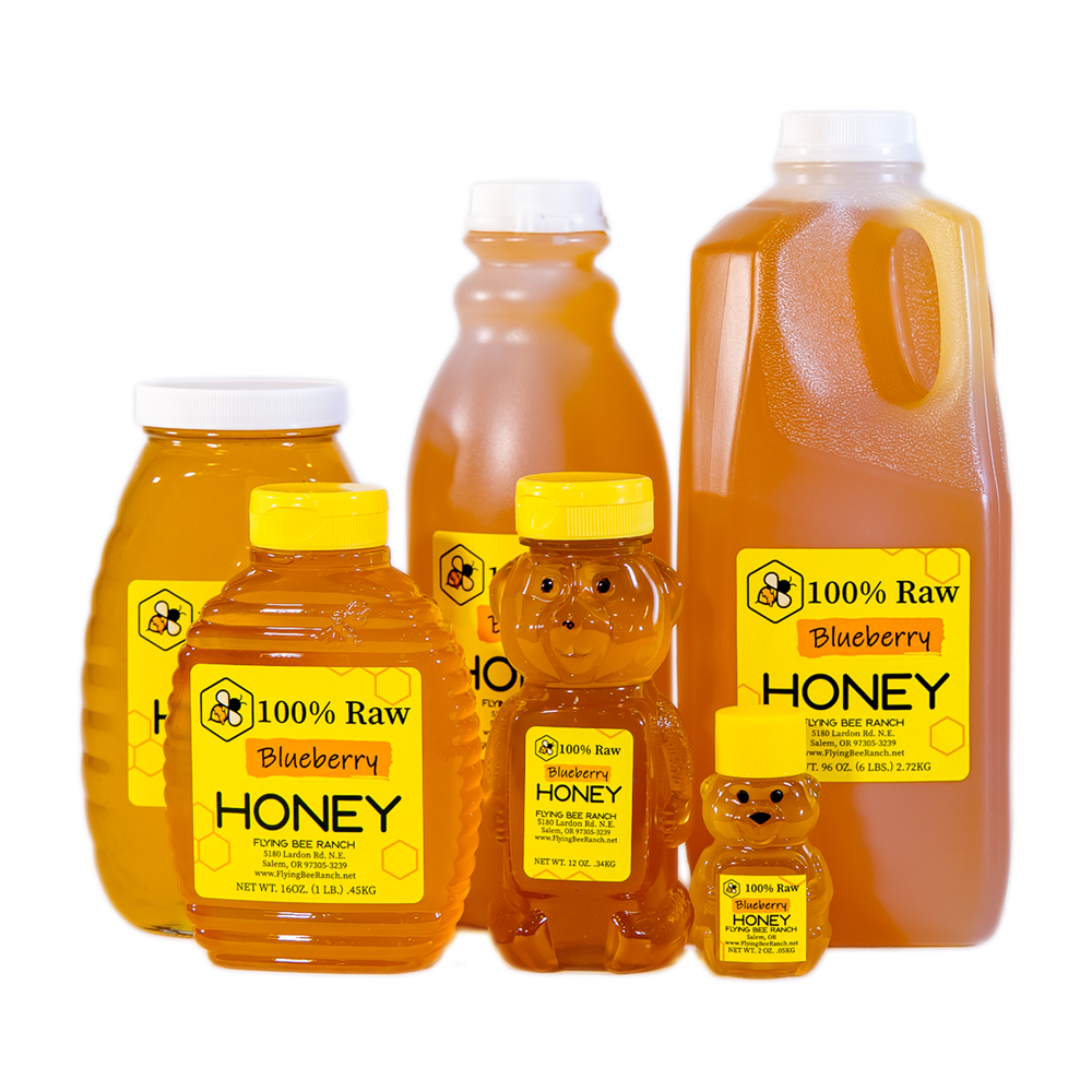 Blueberry Honey · Sizes: 23 lbs. Bucket