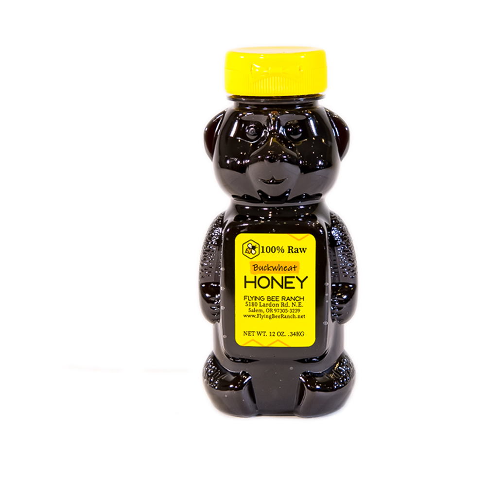 Buckwheat Honey · Sizes: 12 oz. Bear