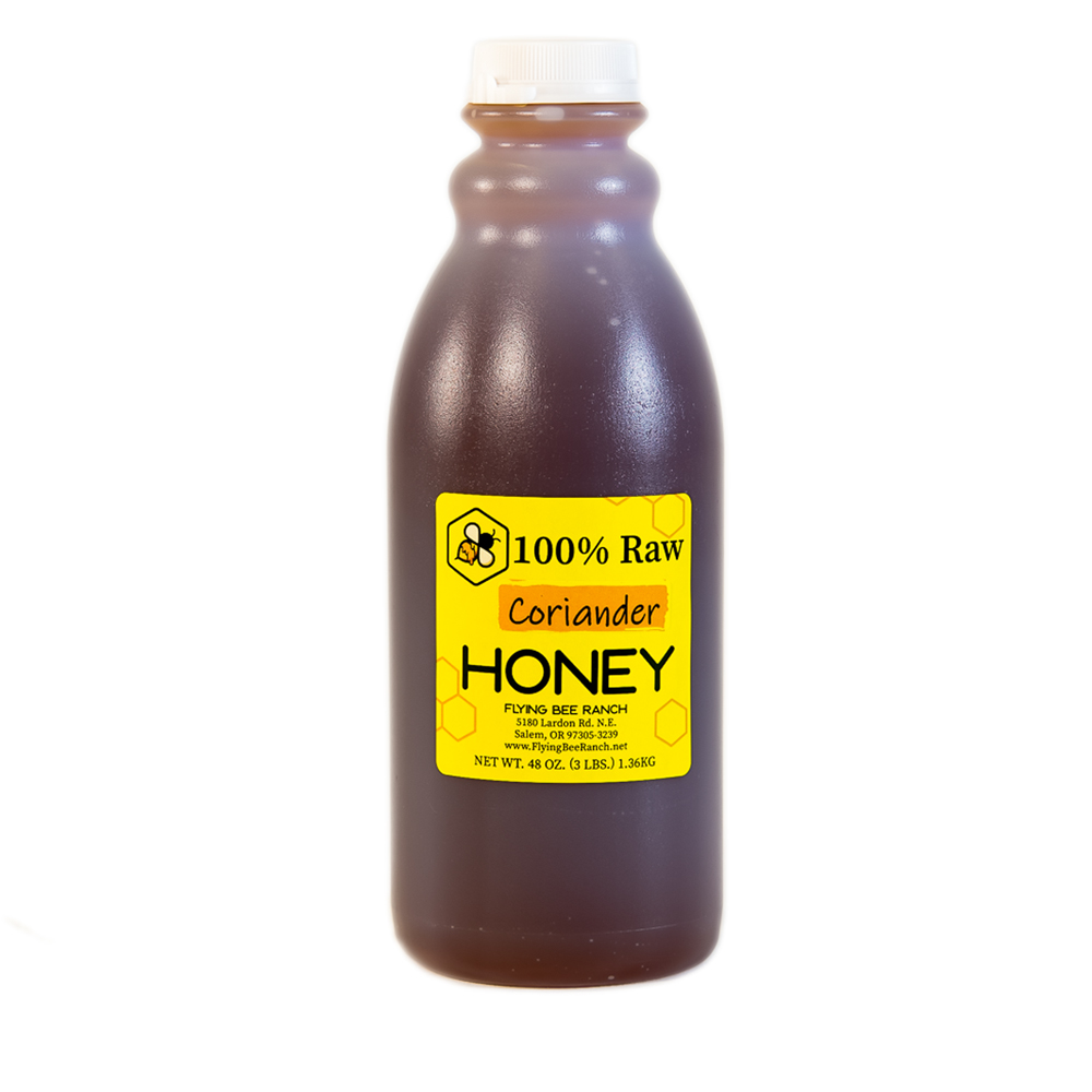 Coriander Honey · Sizes: 3 lbs. Bottle
