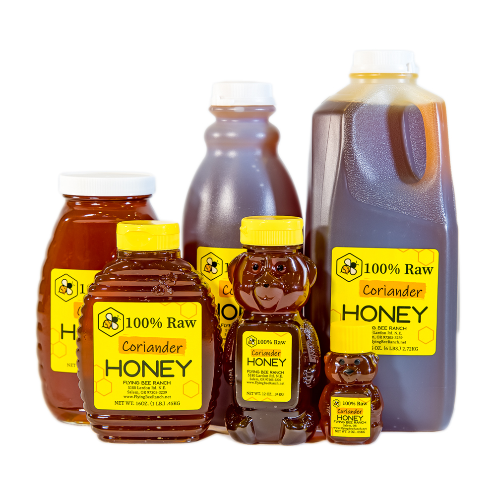 Coriander Honey · Sizes: 23 lbs. Bucket
