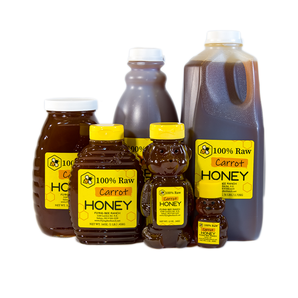 Carrot Honey · Sizes: 23 lbs. Bucket