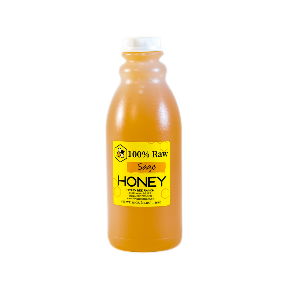 Sage Honey · Sizes: 3 lbs. Bottle