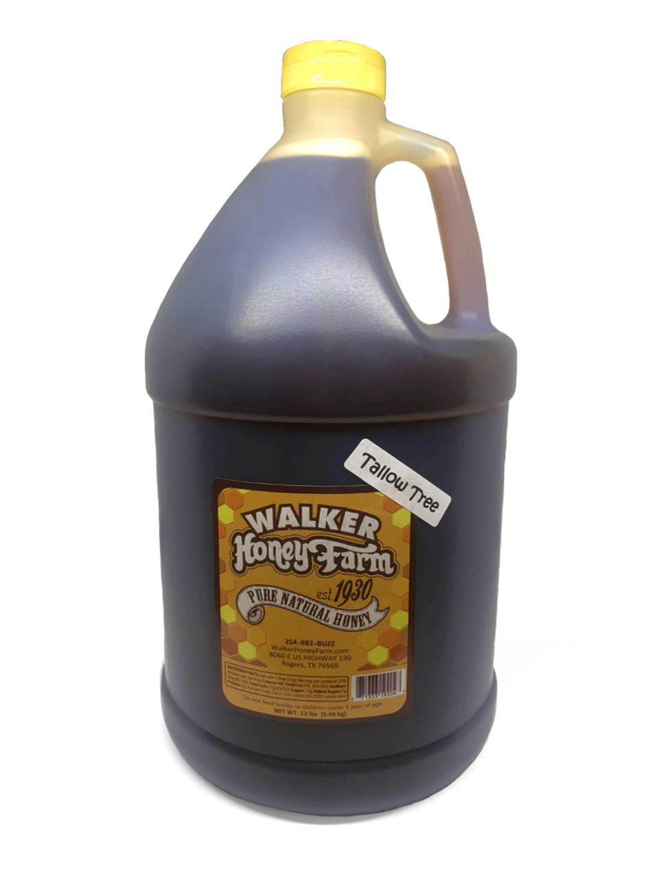 Texas Tallow Tree Honey - Gallon
