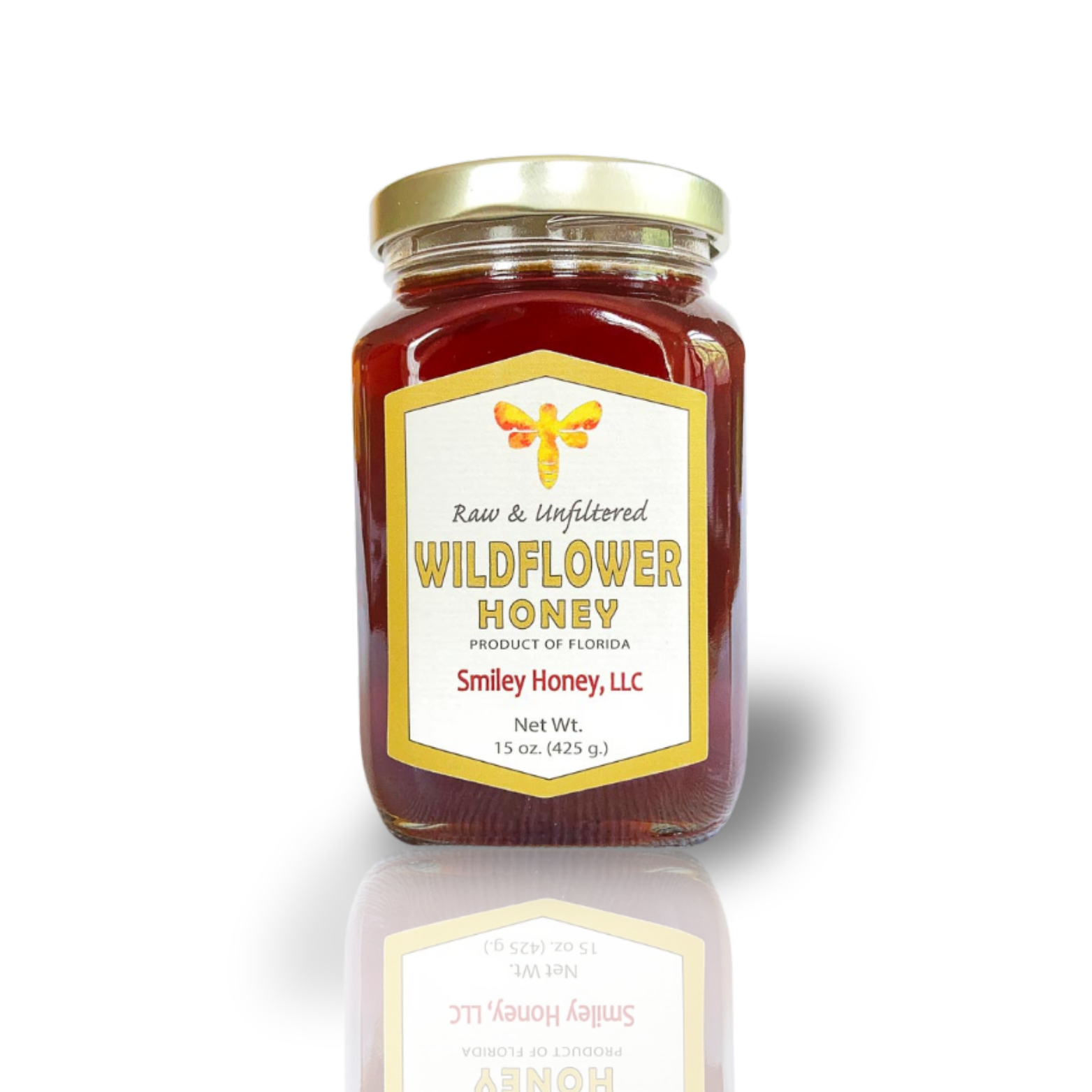 Wildflower Honey · 15 ounce glass jar