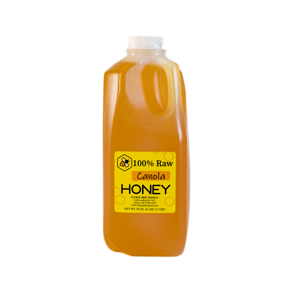 Canola Honey · Sizes: 6 lbs. Jug