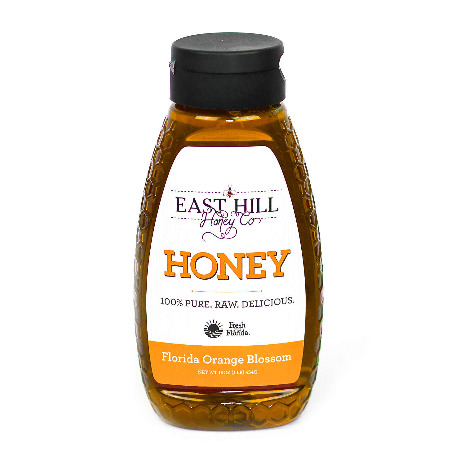 Orange Blossom Honey · 16oz Dripless Squeeze