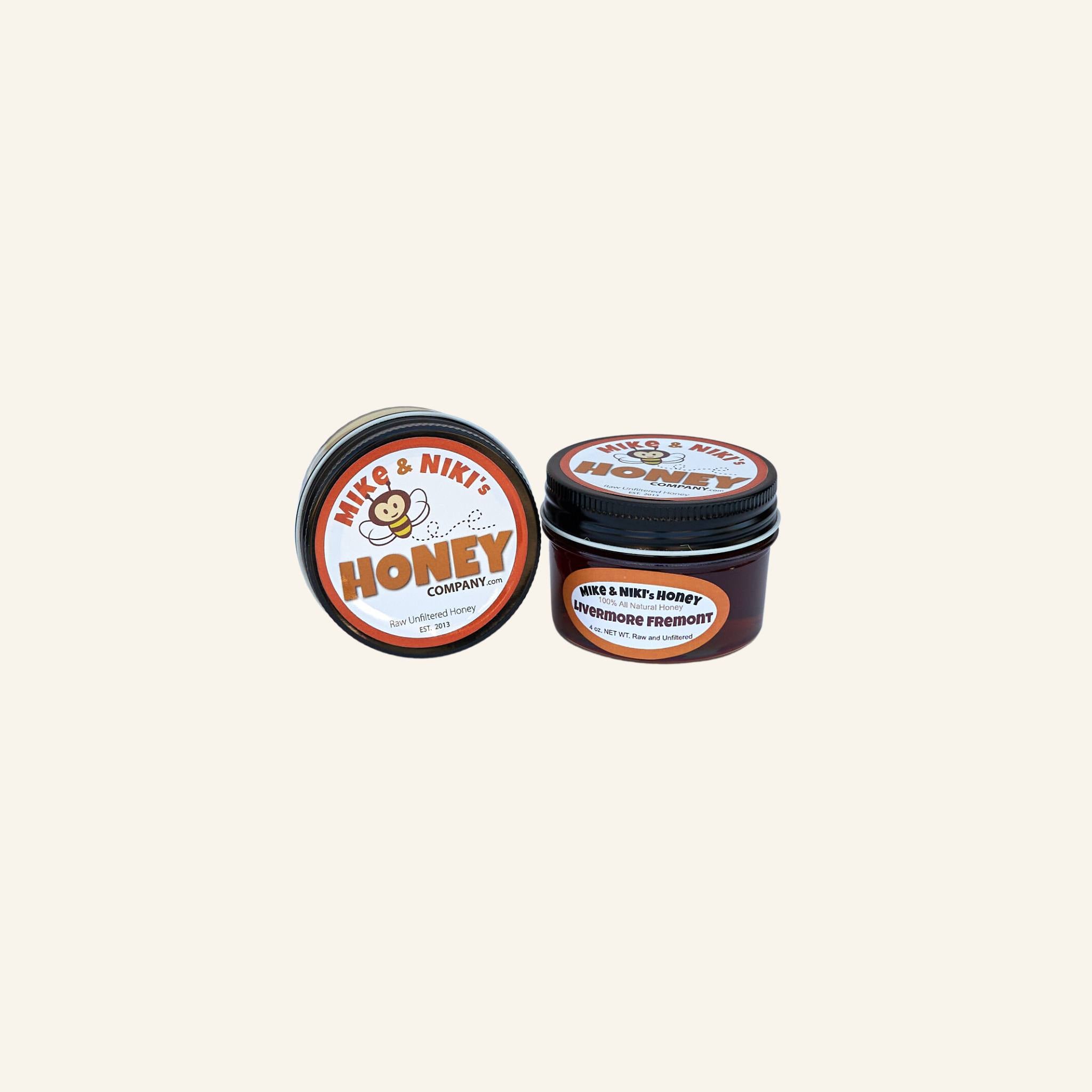 Livermore/Fremont Wildflower Honey - Small (4oz) Scoop-able Glass