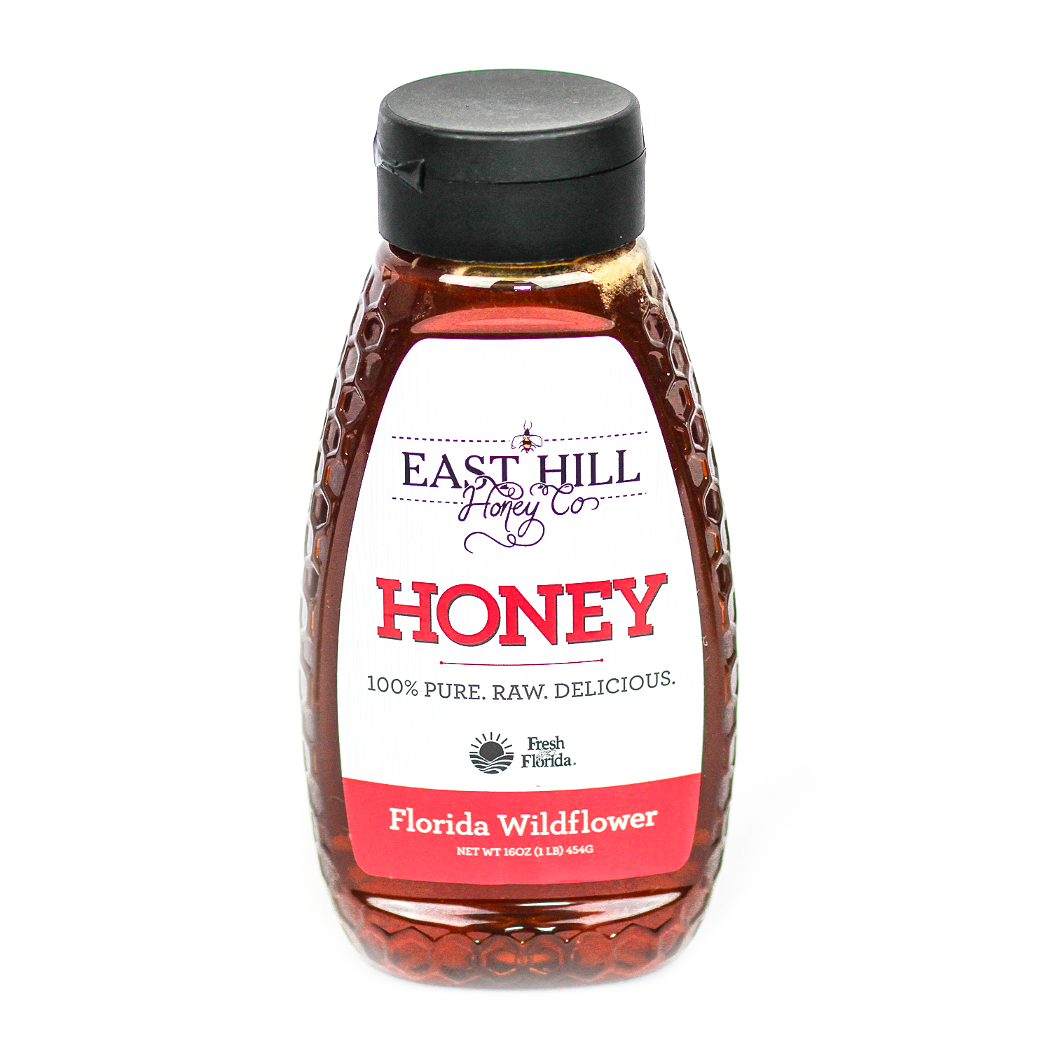 Florida Wildflower Honey · 16oz  Dripless Squeeze