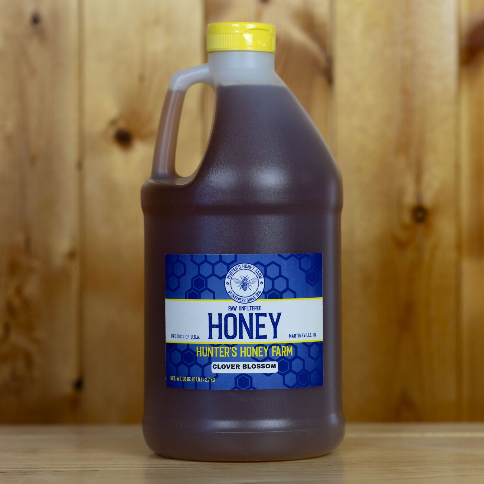 Raw Clover Honey 6 lb (Half Gallon) Jug · Unit of Measure: Case of 6