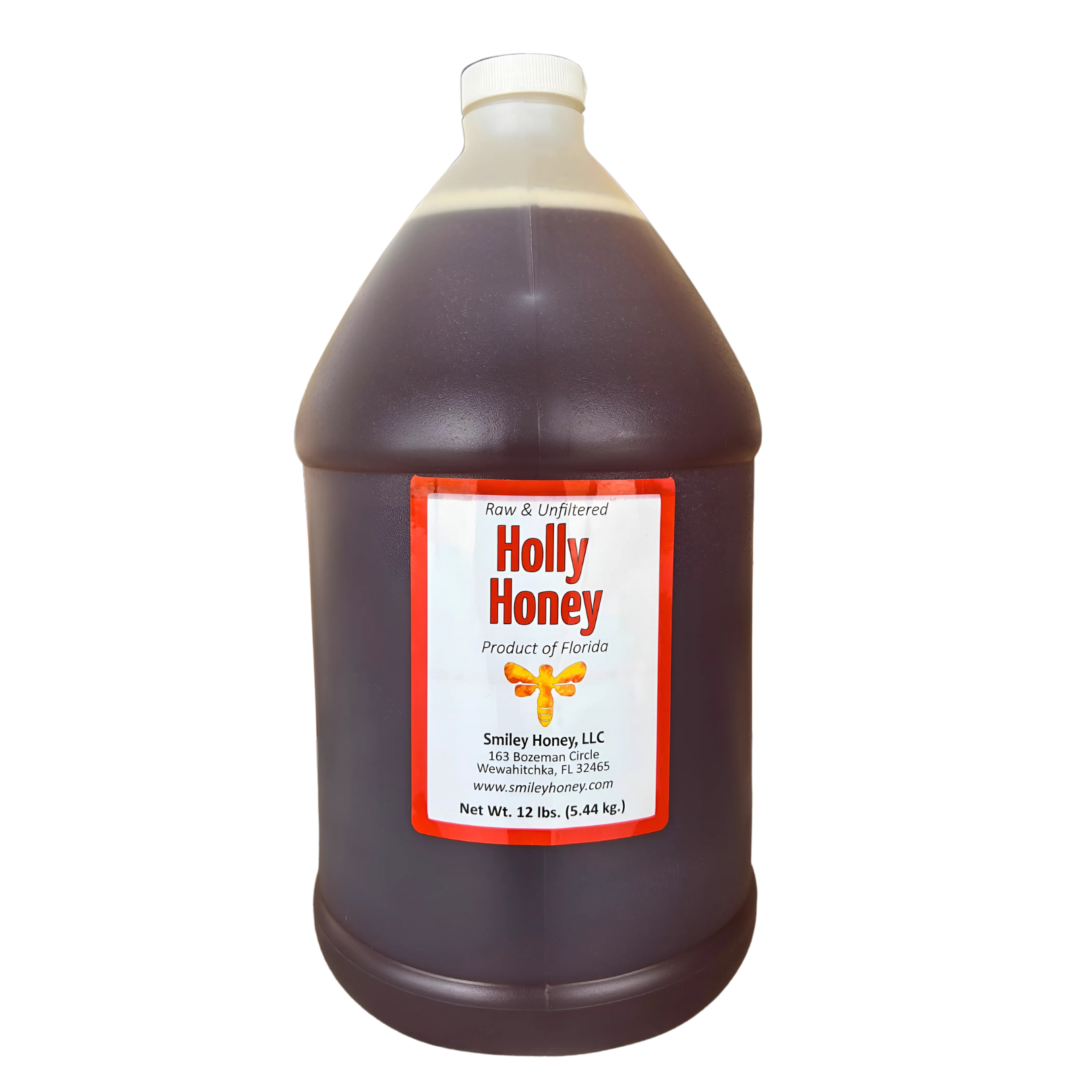 Holly Honey · 1 gallon plastic jug (12 pounds)