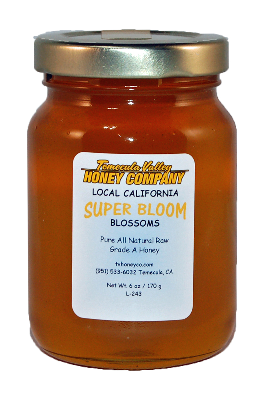 Raw Local Honey – Super Bloom · Size: 6oz Jar