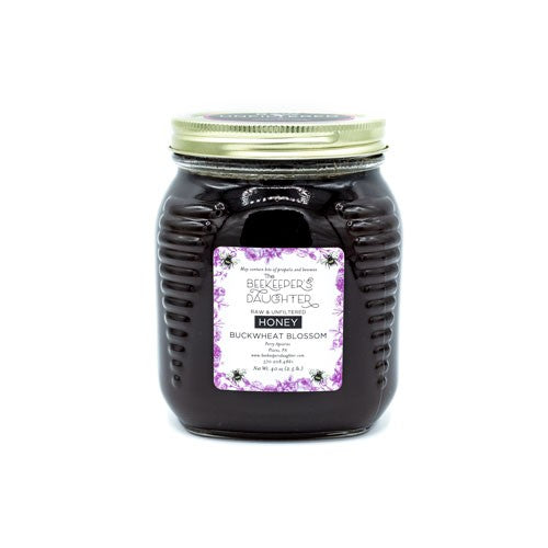 Buckwheat Blossom Raw Honey -  2.5lb Jar