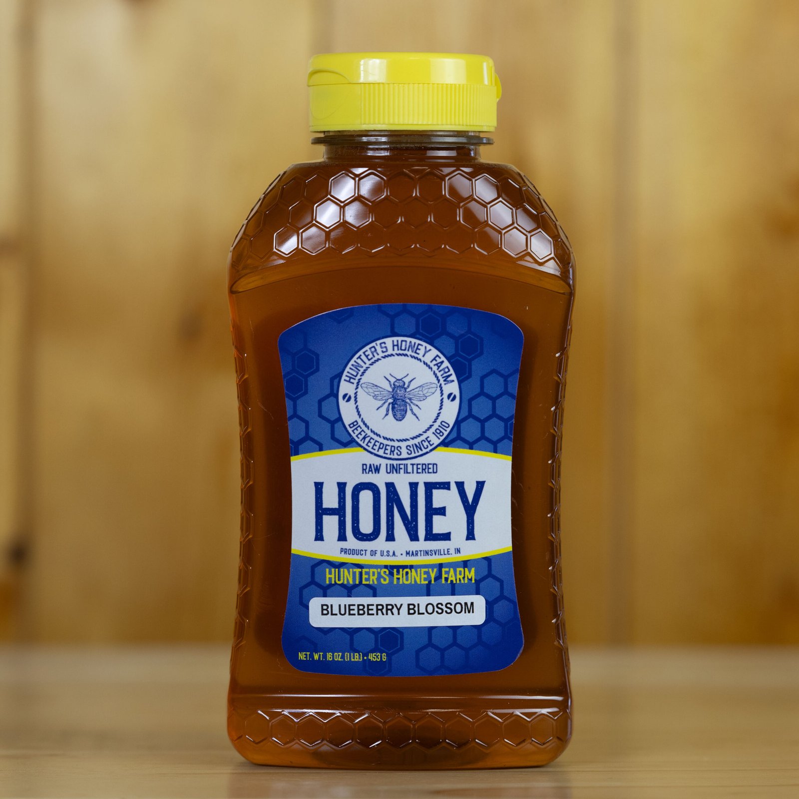 Raw Blueberry Blossom Honey · Unit of Measure: Case of 12, Bottle Size: 1 lb