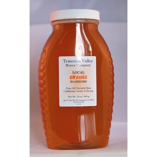 Local Raw Honey – Orange Blossoms · Size: 32oz Jar