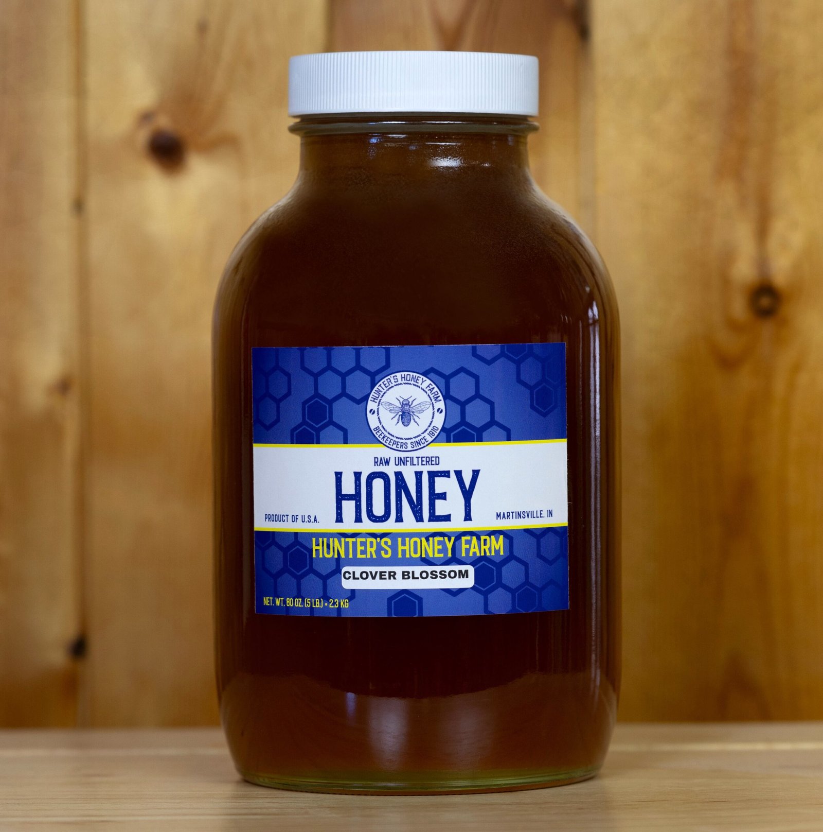 Raw Clover Honey 5 lb glass bottle · Unit of Measure: Case of 6