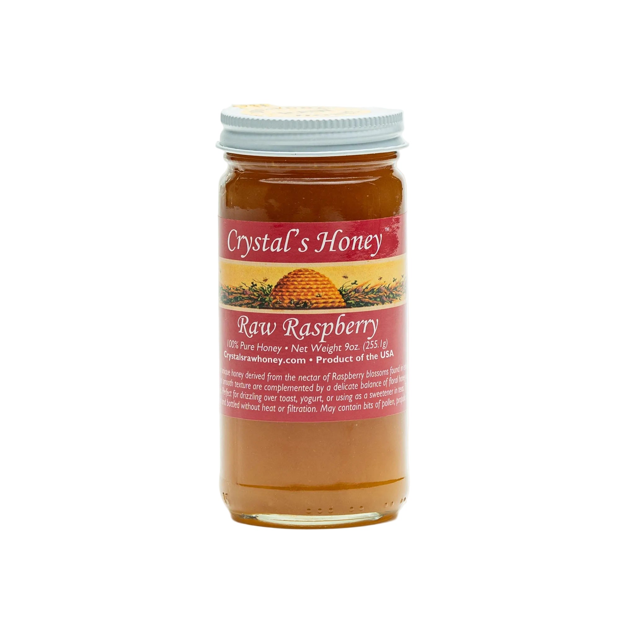 Raw Raspberry Honey · 9oz