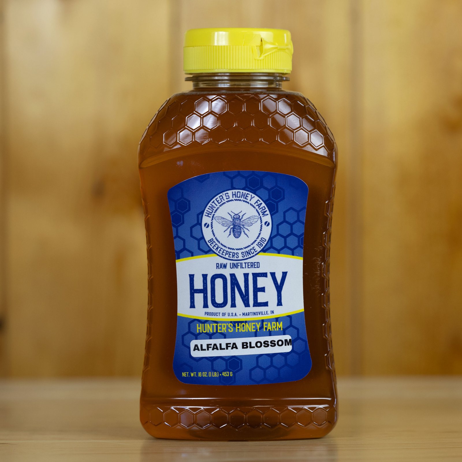 Raw Alfalfa Blossom Honey · Bottle Size: 1 lb, Unit of Measure: Case of 12