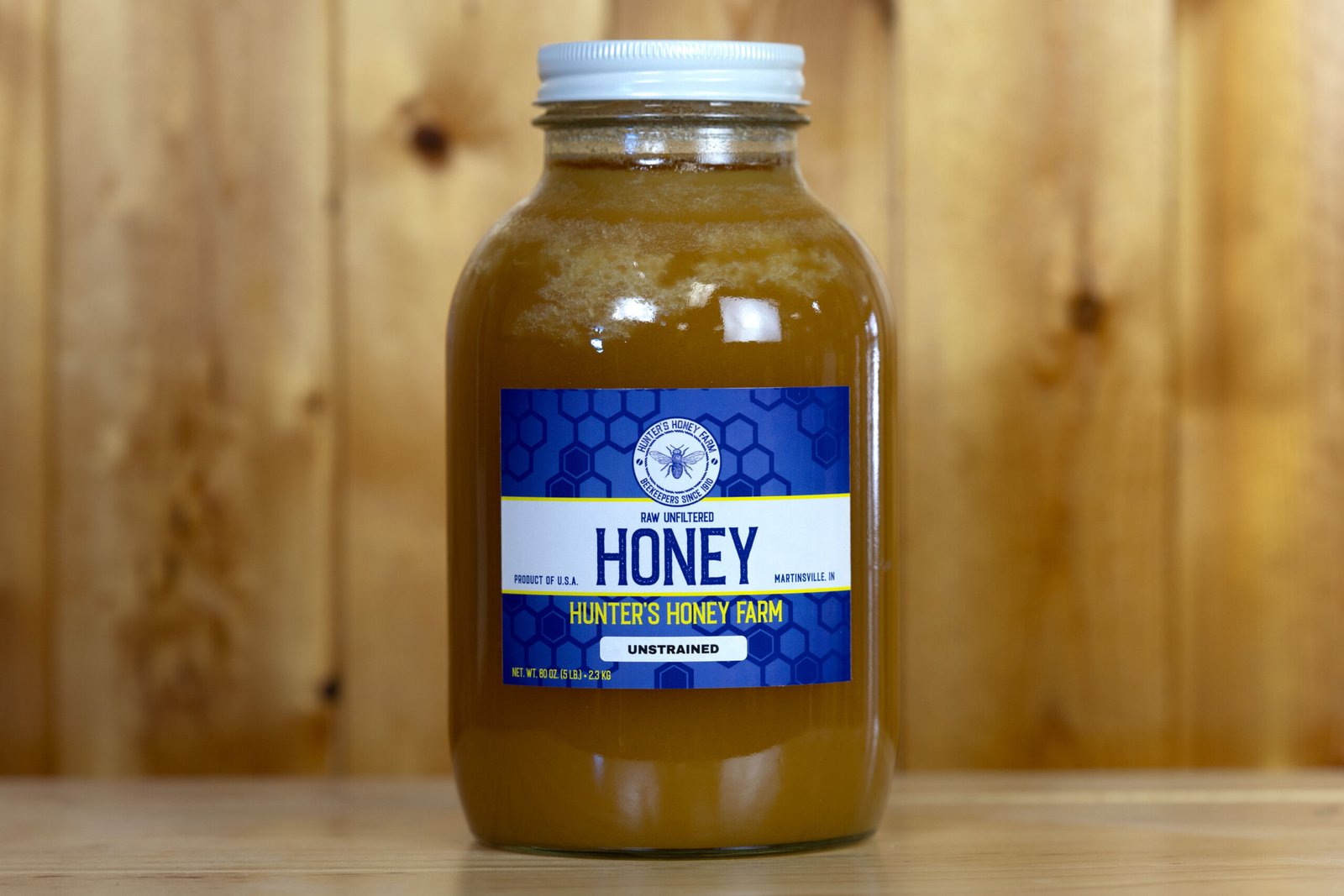 Raw Unstrained Honey 5 lb Bottle · Unit of Measure: Case of 6